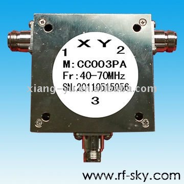 Circulateur coaxial de VHF de la puissance SMA / N / L29 de 100W Forward CC003PA_40-70MHz 100W